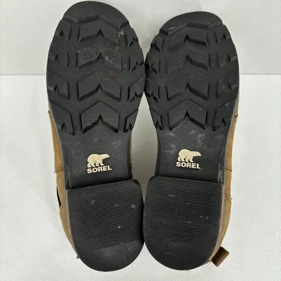 Sorel Emelie Chelsea Ankle Boots Waterproof Brown Suede Leather Women's Size 8 - Picture 8 of 8